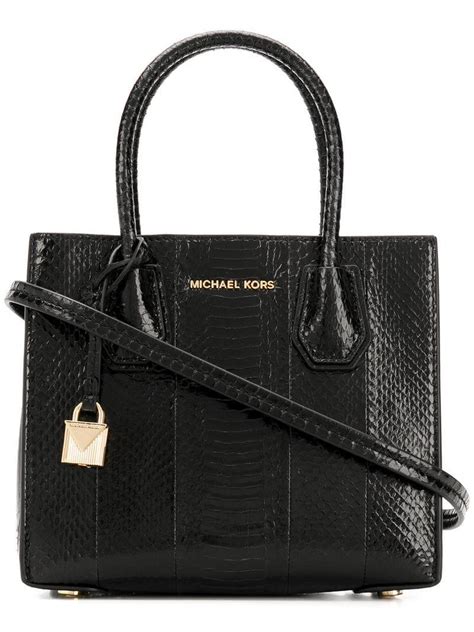 Michael Kors Mercer Md Acrdion Messenger In Black 